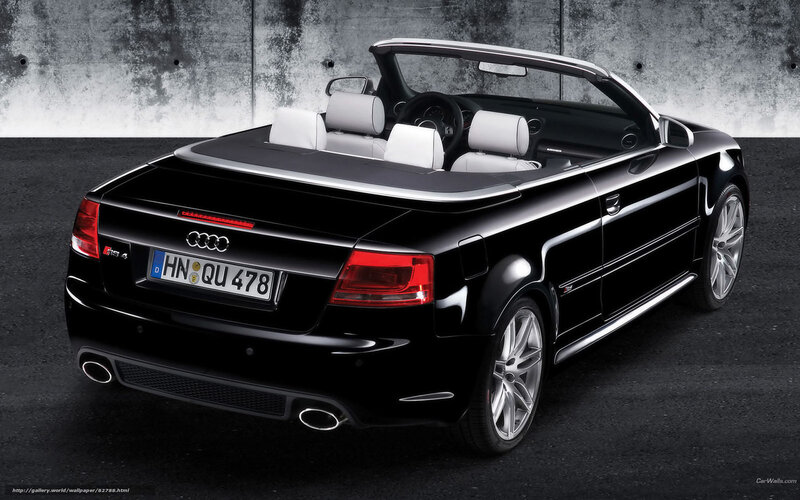 Black Audi Convertible