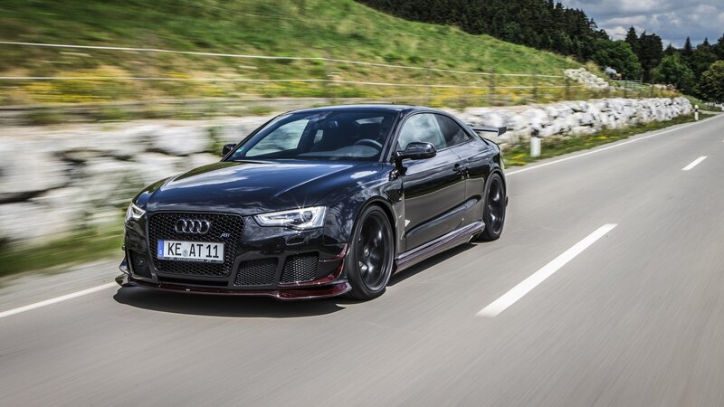 Black Audi Coupe — Dynamic