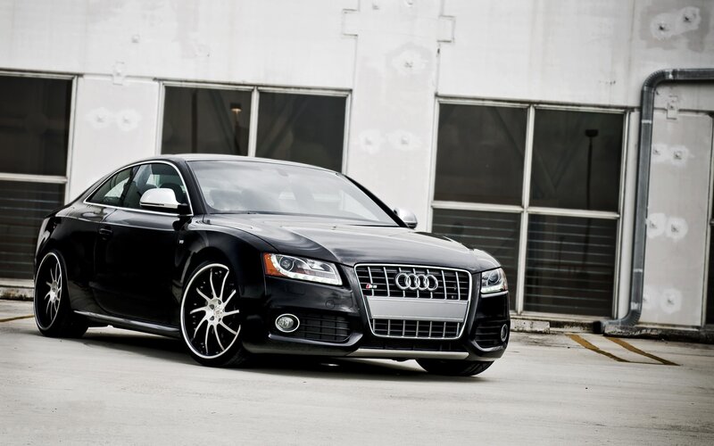 Black Audi Coupe — Neutral, Photograph