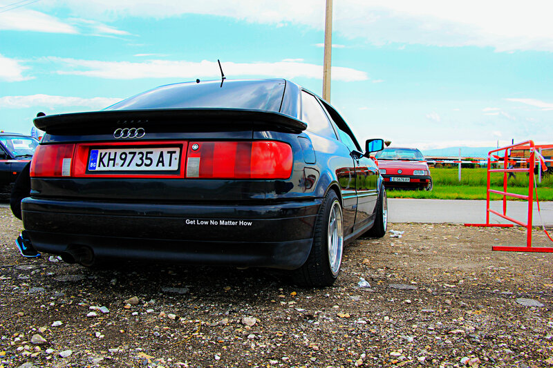 Black Audi Coupe — Outdoor