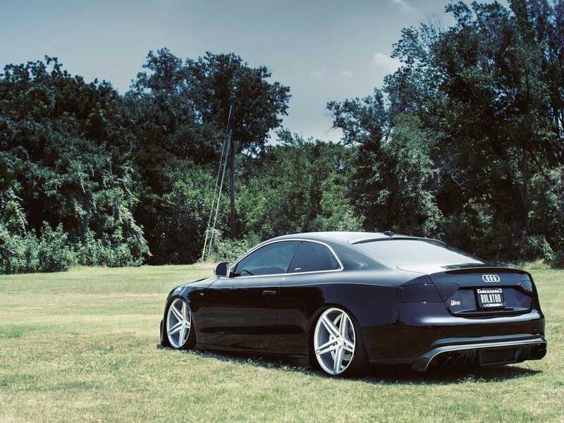 Black Audi Coupe — Serene