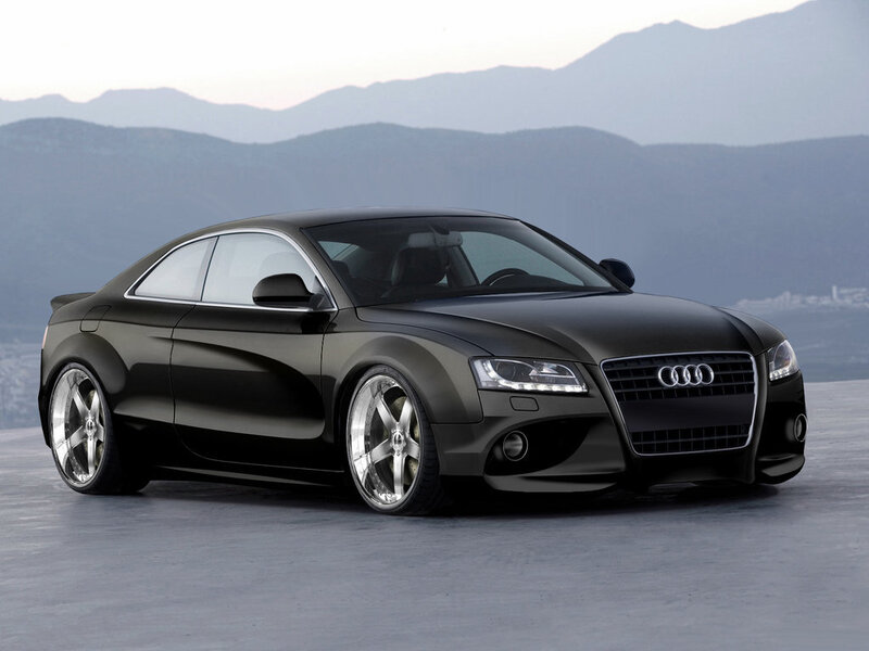 Black Audi Coupe