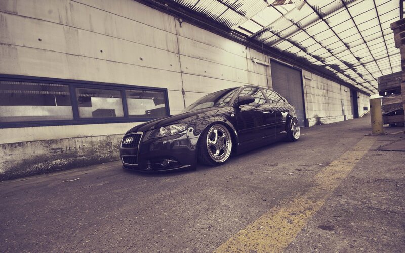 Black Audi Hatchback — Industrial