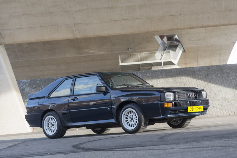 Black Audi Quattro Car