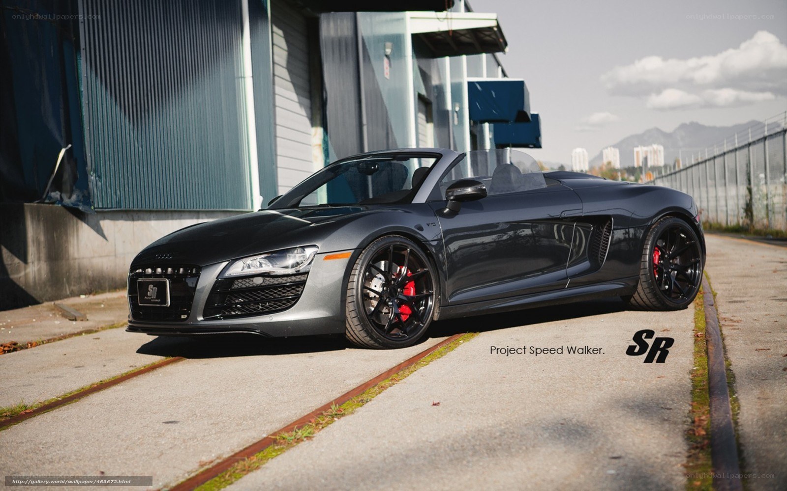 Black Audi R8 Convertible