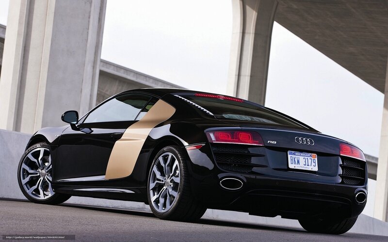 Black Audi R8 Coupe