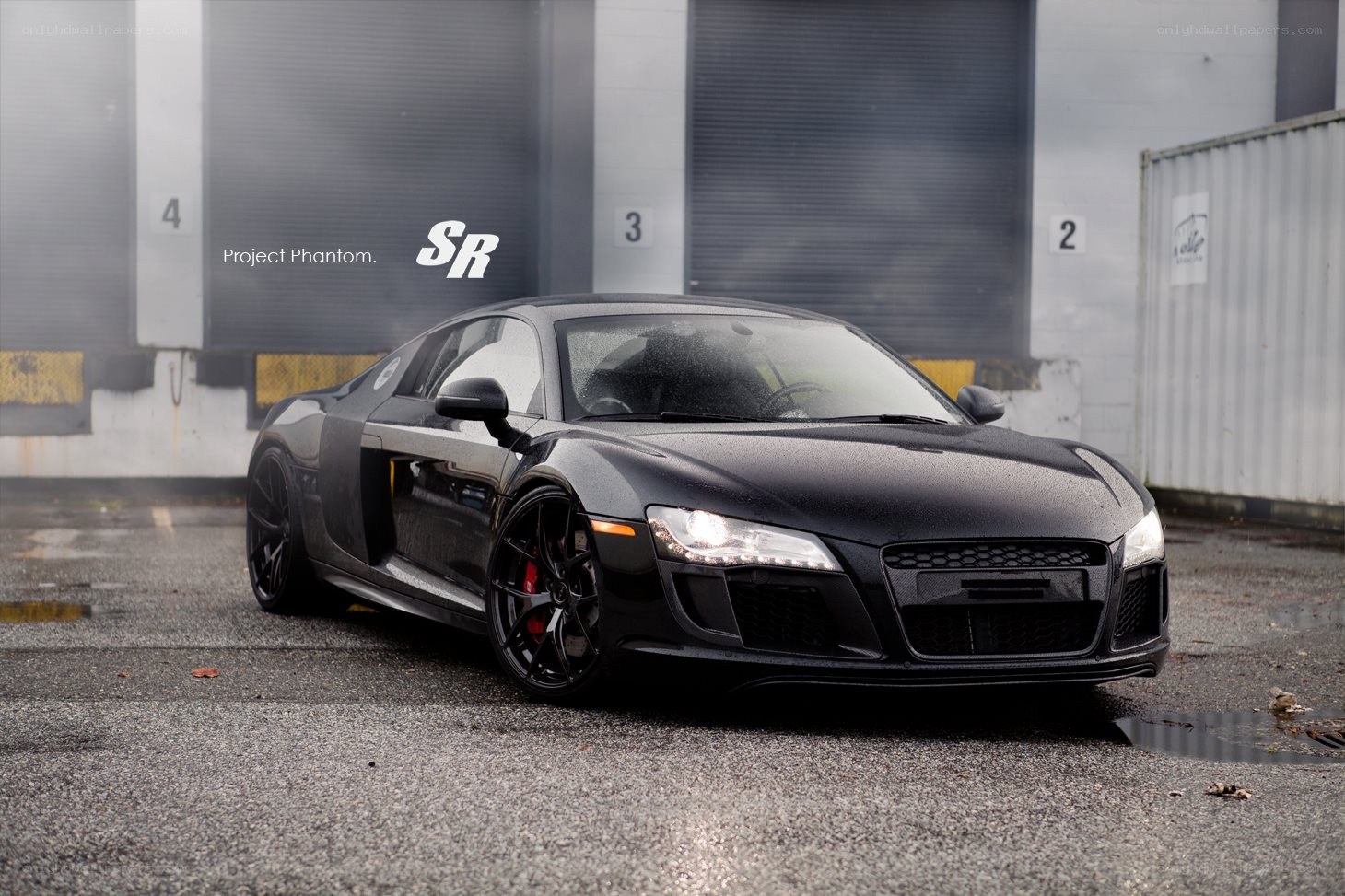 Black Audi R8 Project Phantom