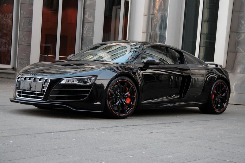 Black Audi R8 Sports Car — Calm, Afternoon