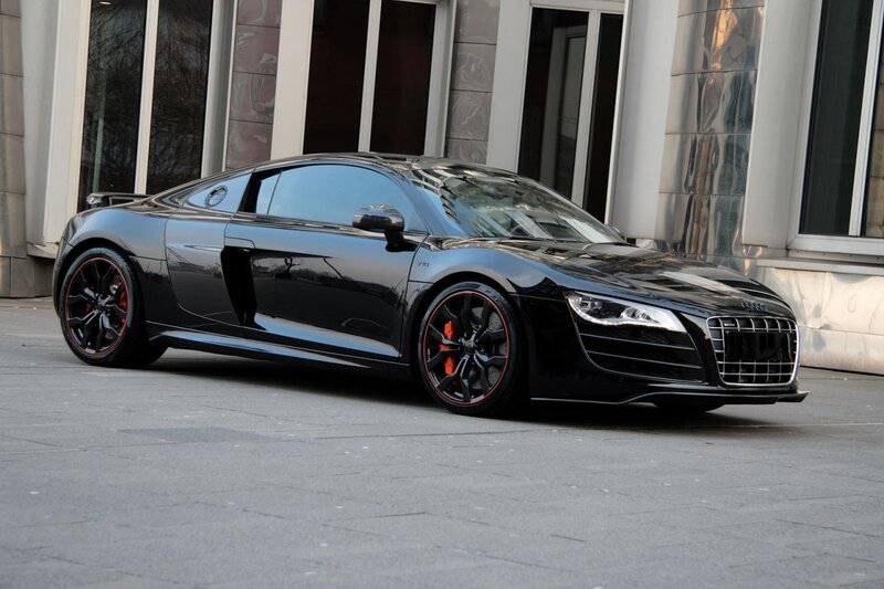 Black Audi R8 Sports Car — Calm