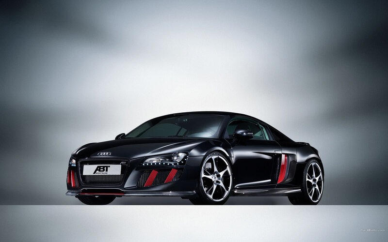 Black Audi R8 Sports Car — Dramatic, Photograph, Grille, Wheels