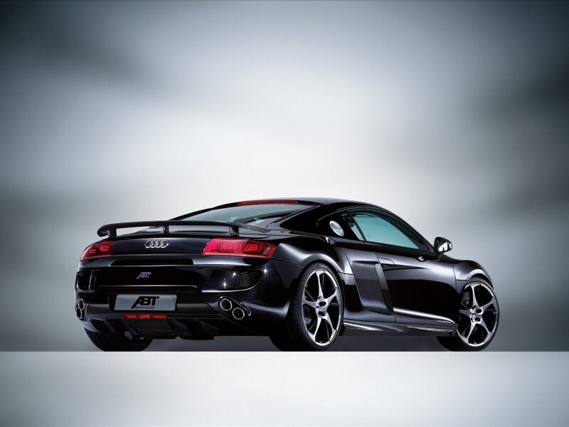 Black Audi R8 Sports Car — Dramatic, Photograph, Tire