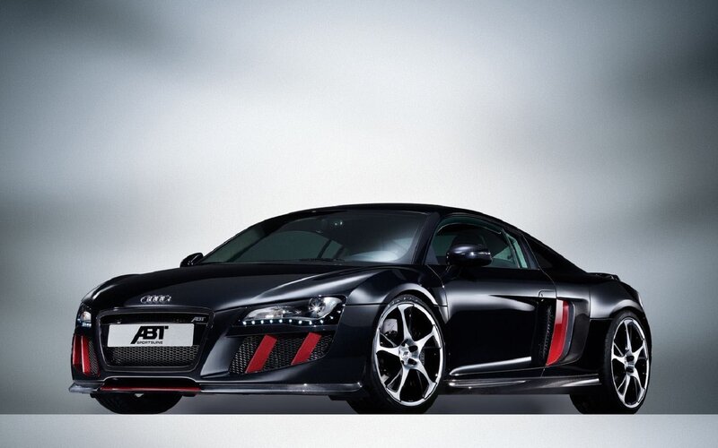 Black Audi R8 Sports Car — Dramatic, Photograph, Wheels, Grille