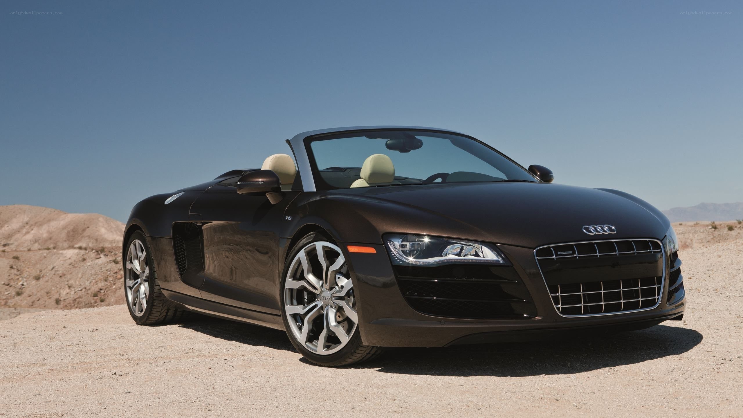 Black Audi R8 Spyder