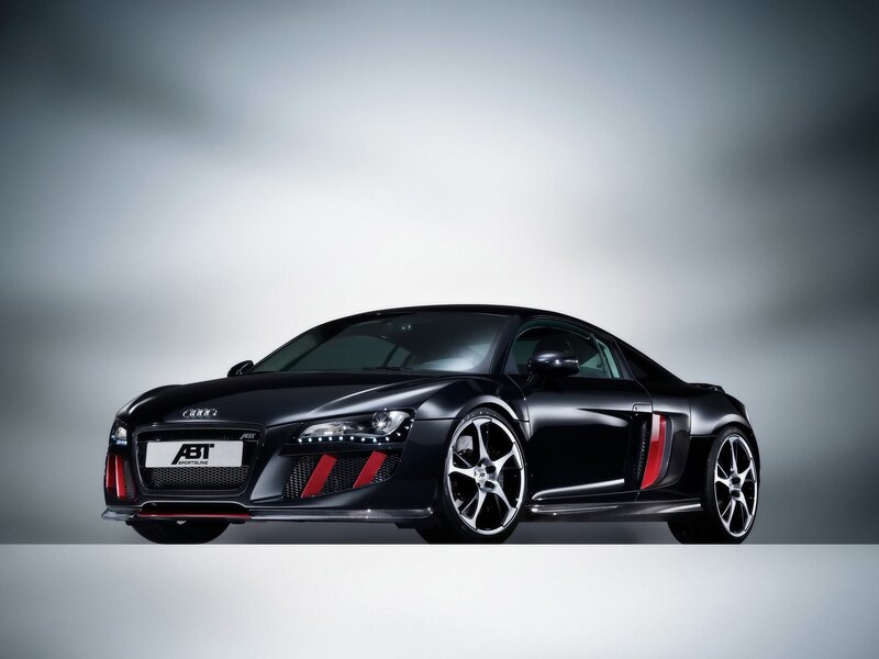 Black Audi R8 with ABT modifications