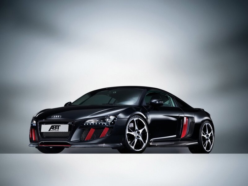 Black Audi R8 with ABT modifications