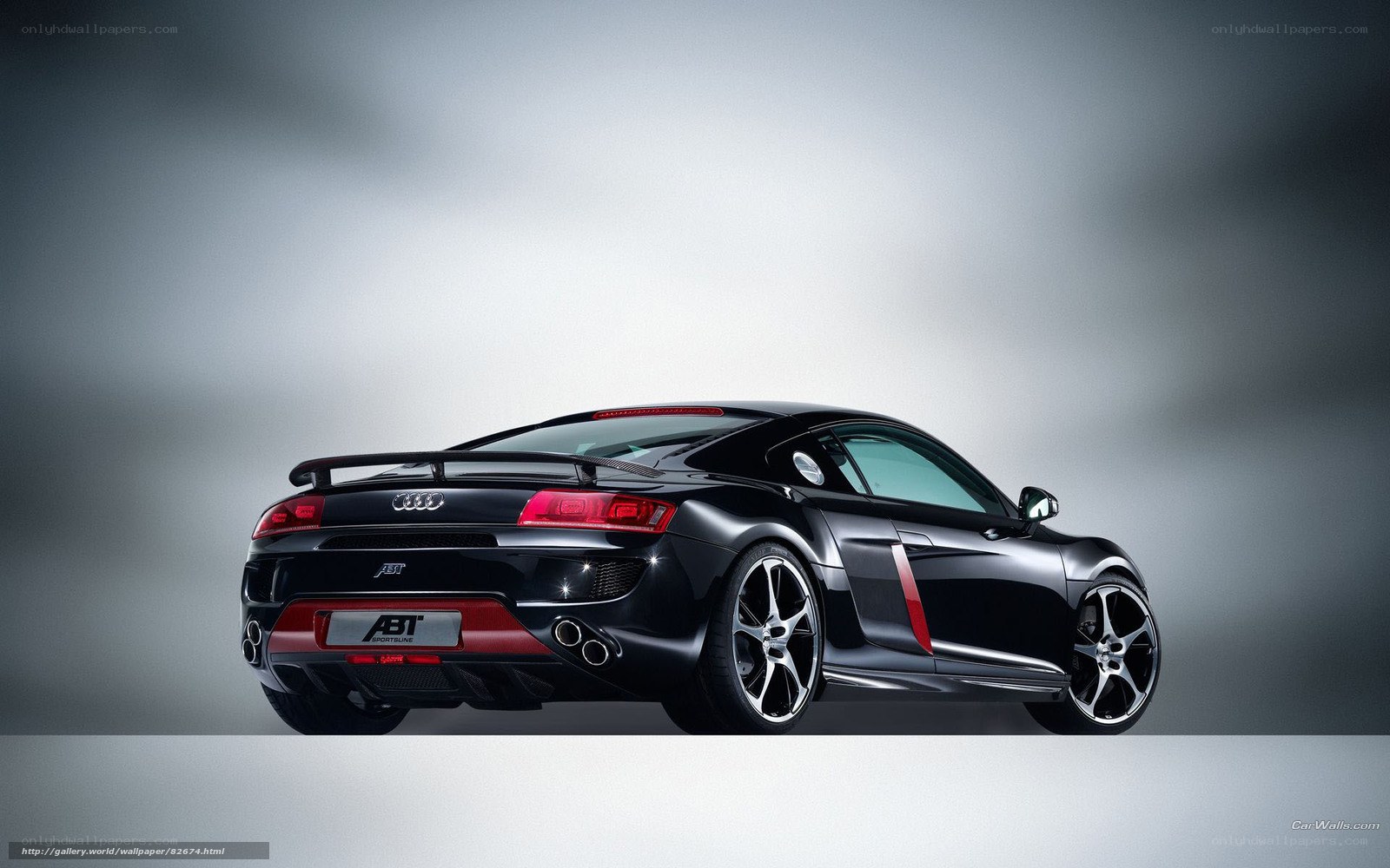 Black Audi R8 with ABT tuning