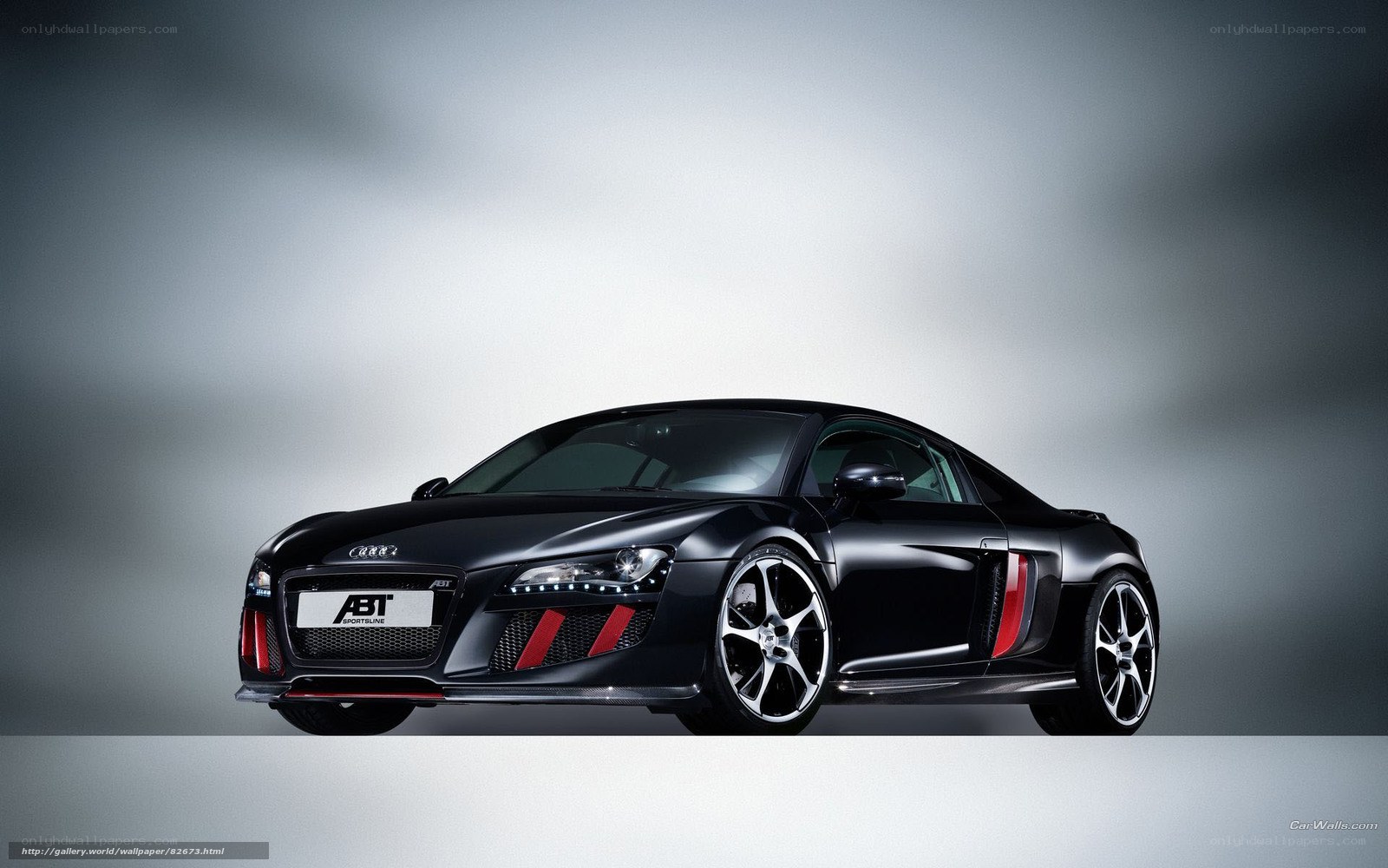 Black Audi R8 with ABT tuning