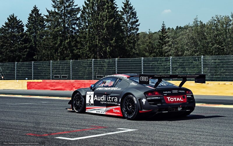 Black Audi Race Car — Dynamic