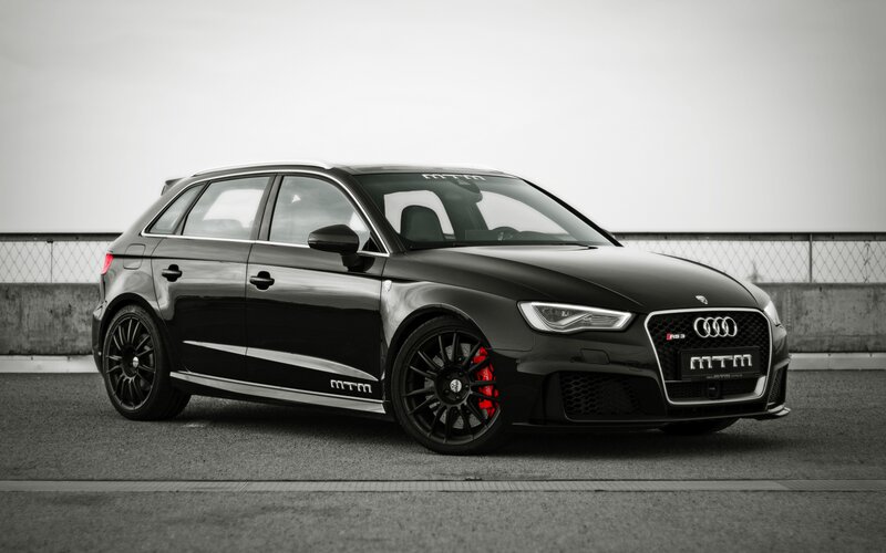 Black Audi Rs3 Hatchback