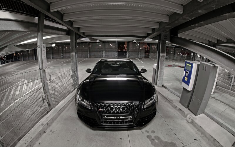 Black Audi Rs5 Car — Dramatic, Night