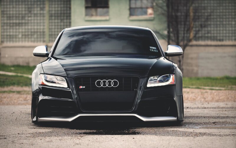 Black Audi Rs5 Car — Dramatic
