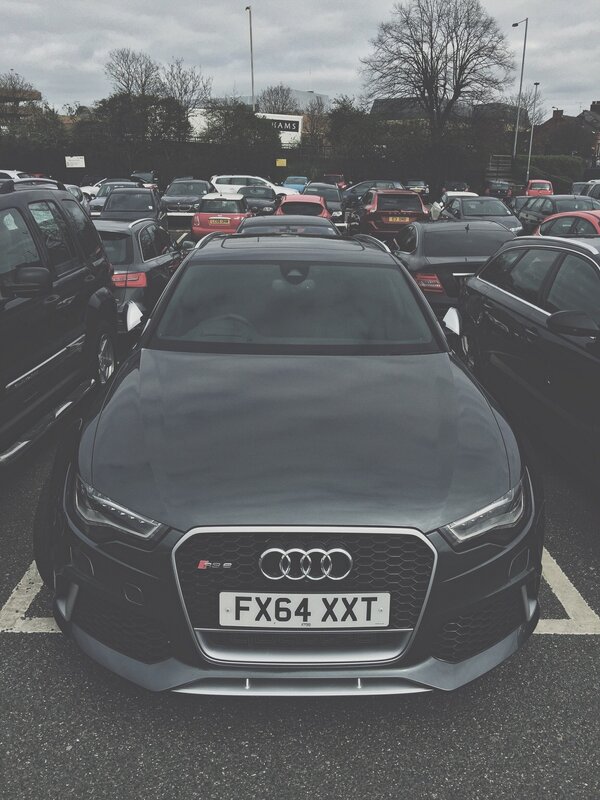 Black Audi Rs6 Car — Gray