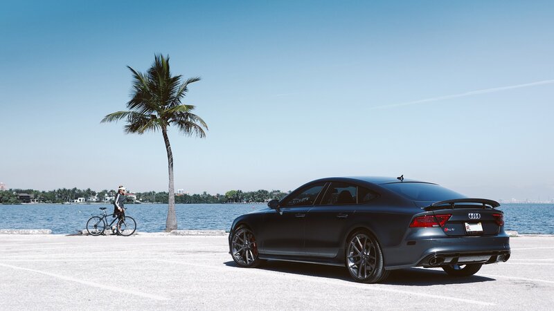 Black Audi Rs7 Sedan