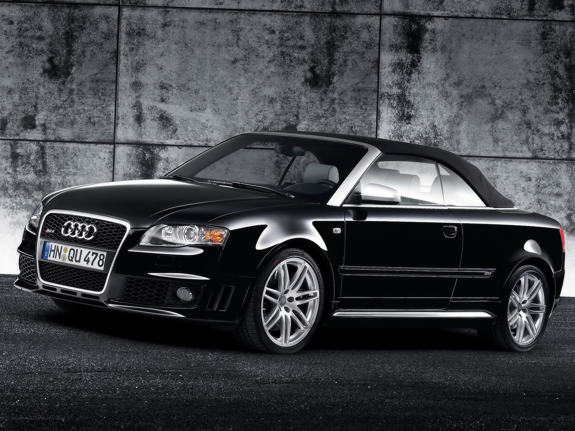 Black Audi S4 Cabriolet