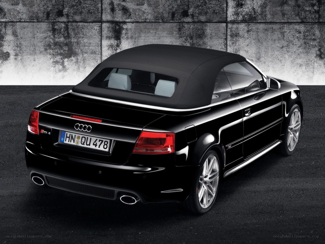 Black Audi S4 Cabriolet