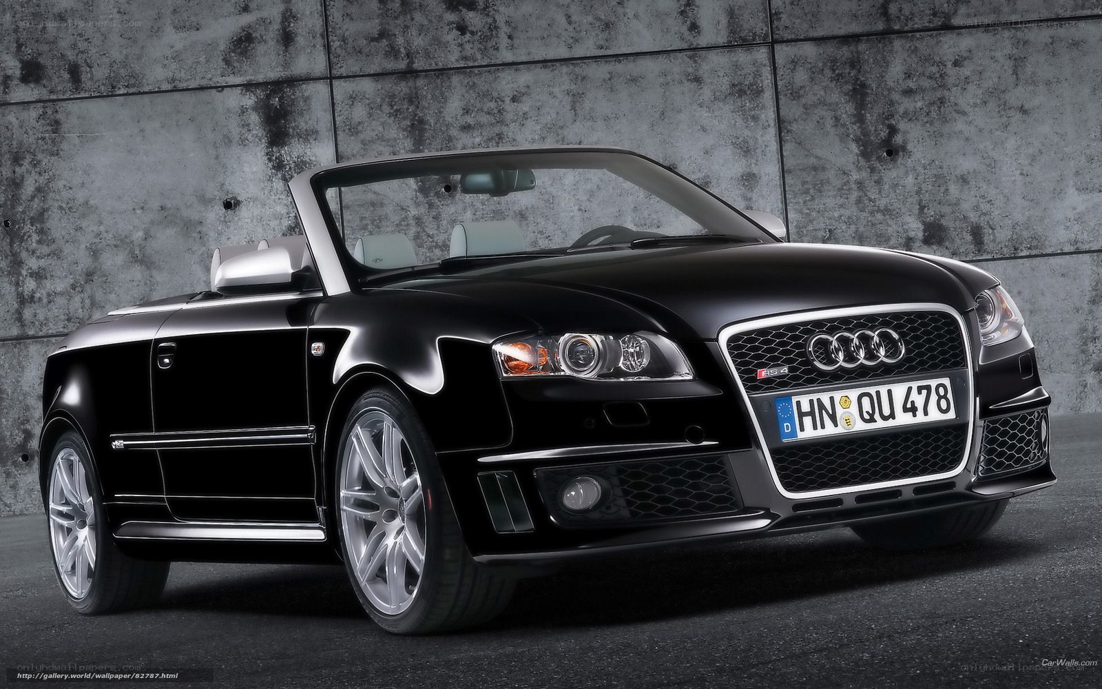 Black Audi S4 Cabriolet