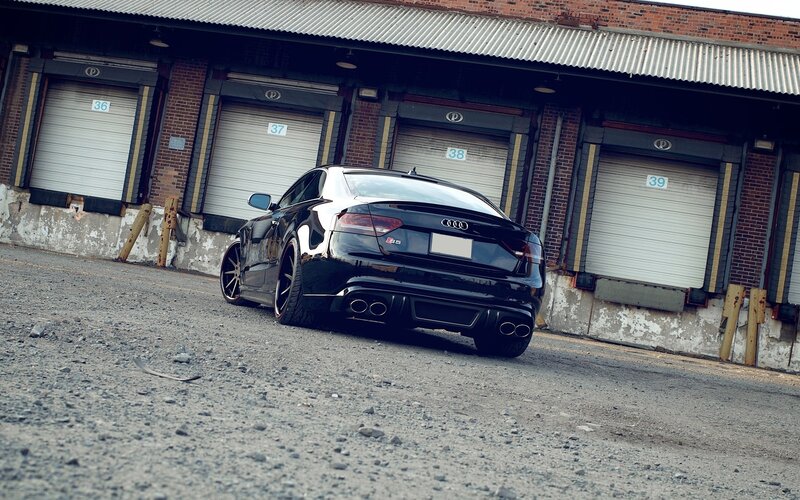 Black Audi S5 Car — Urban