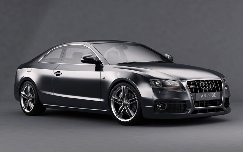 Black Audi S5 Coupe
