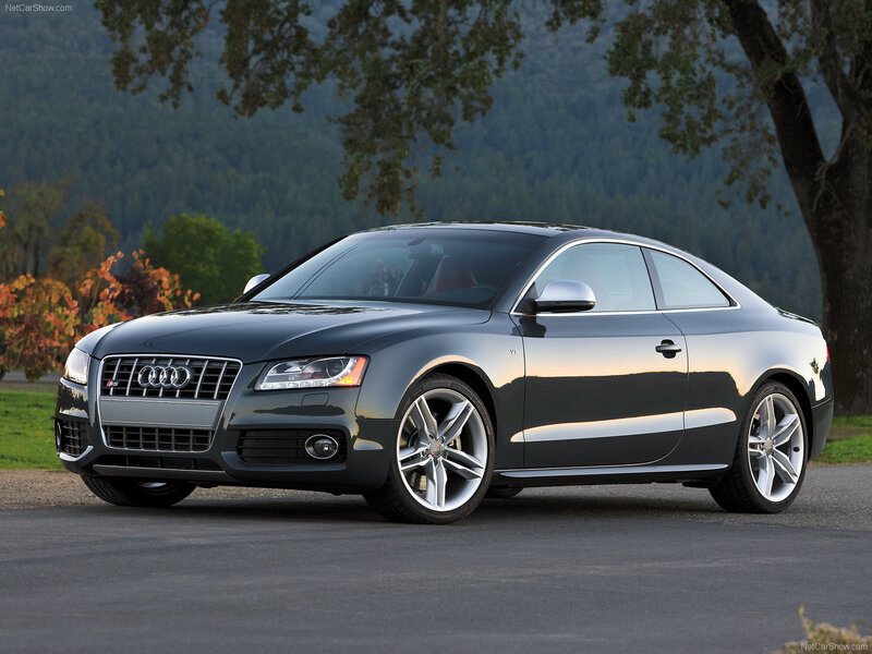 Black Audi S5 Coupe — Gray