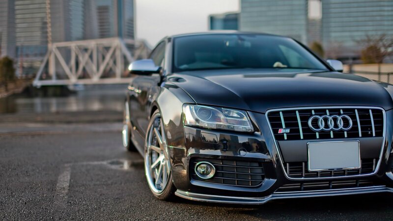 Black Audi S5 Sedan — Urban