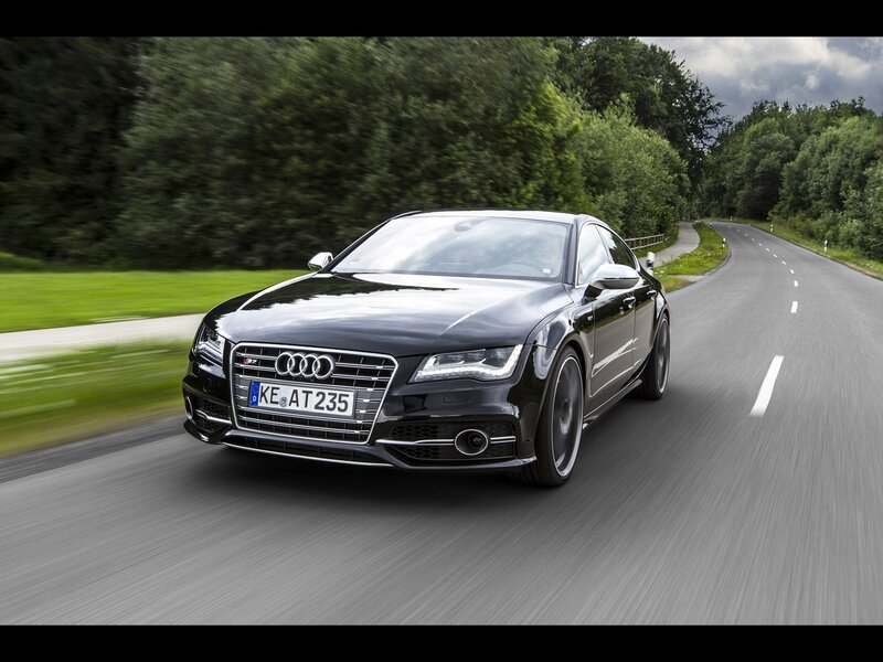 Black Audi S7 Sedan