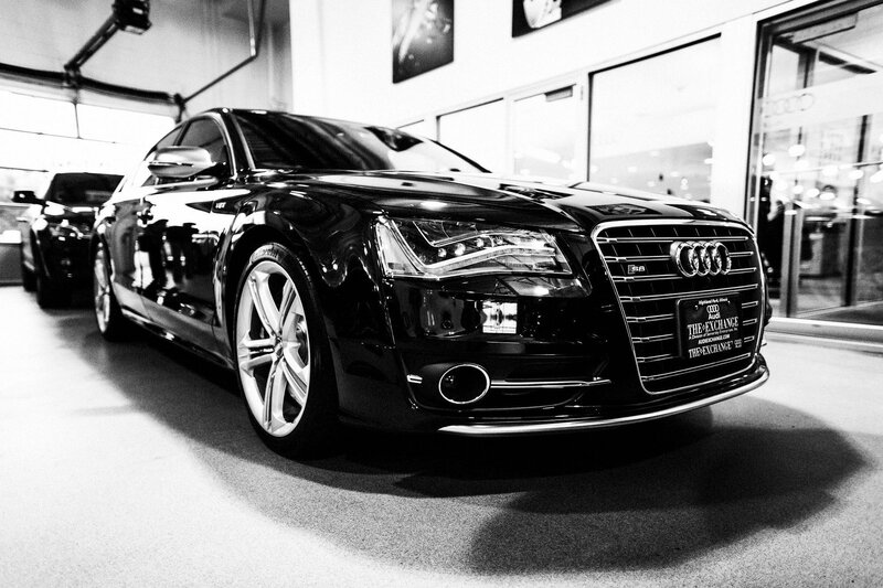 Black Audi S8 Sedan — Dramatic