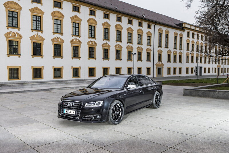 Black Audi Sedan — Calm, Spring