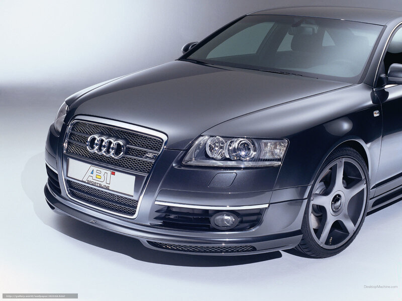 Black Audi Sedan — Gray