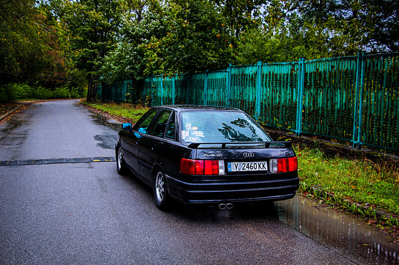 Black Audi Sedan — Moody