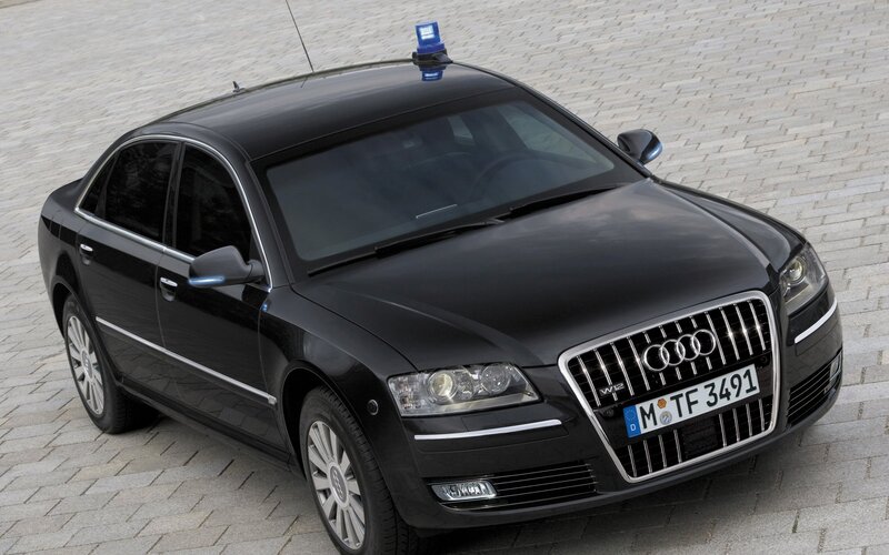 Black Audi Sedan — Neutral, Photograph
