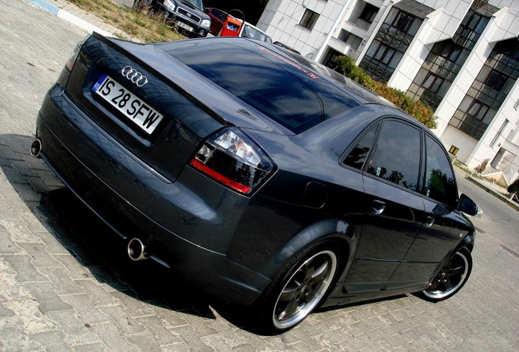 black audi sedan parked