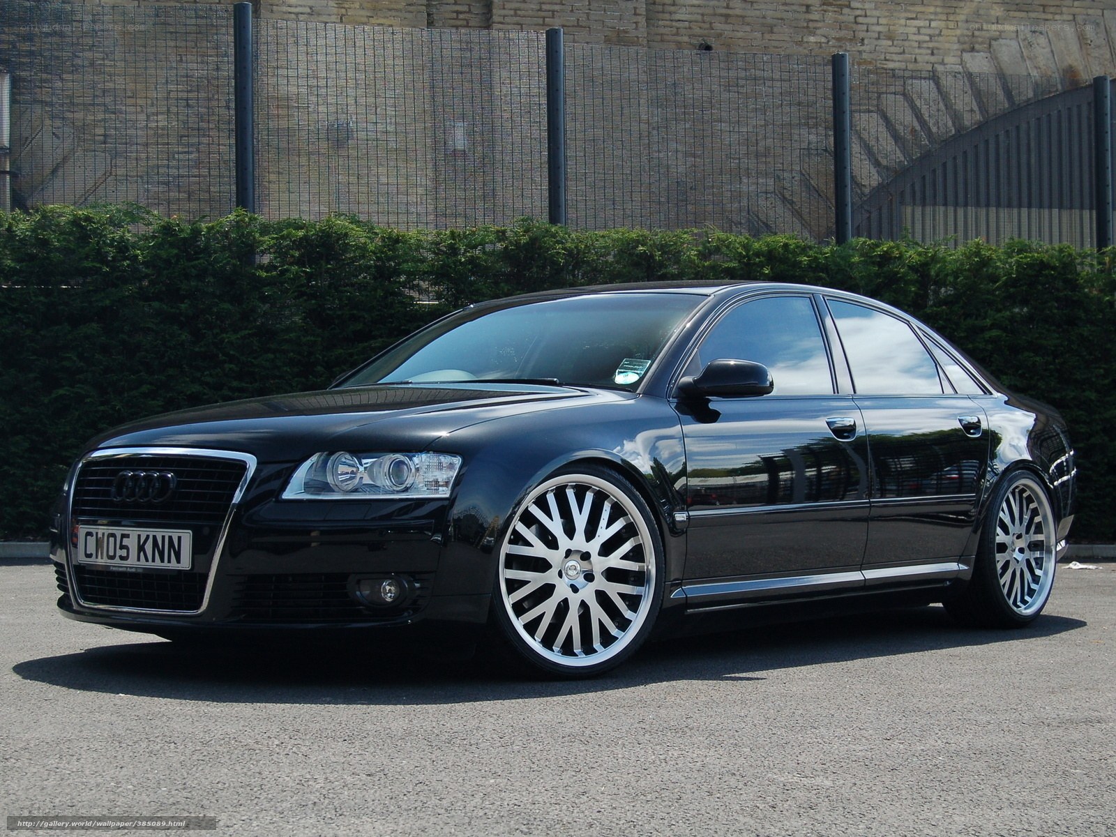 black audi sedan