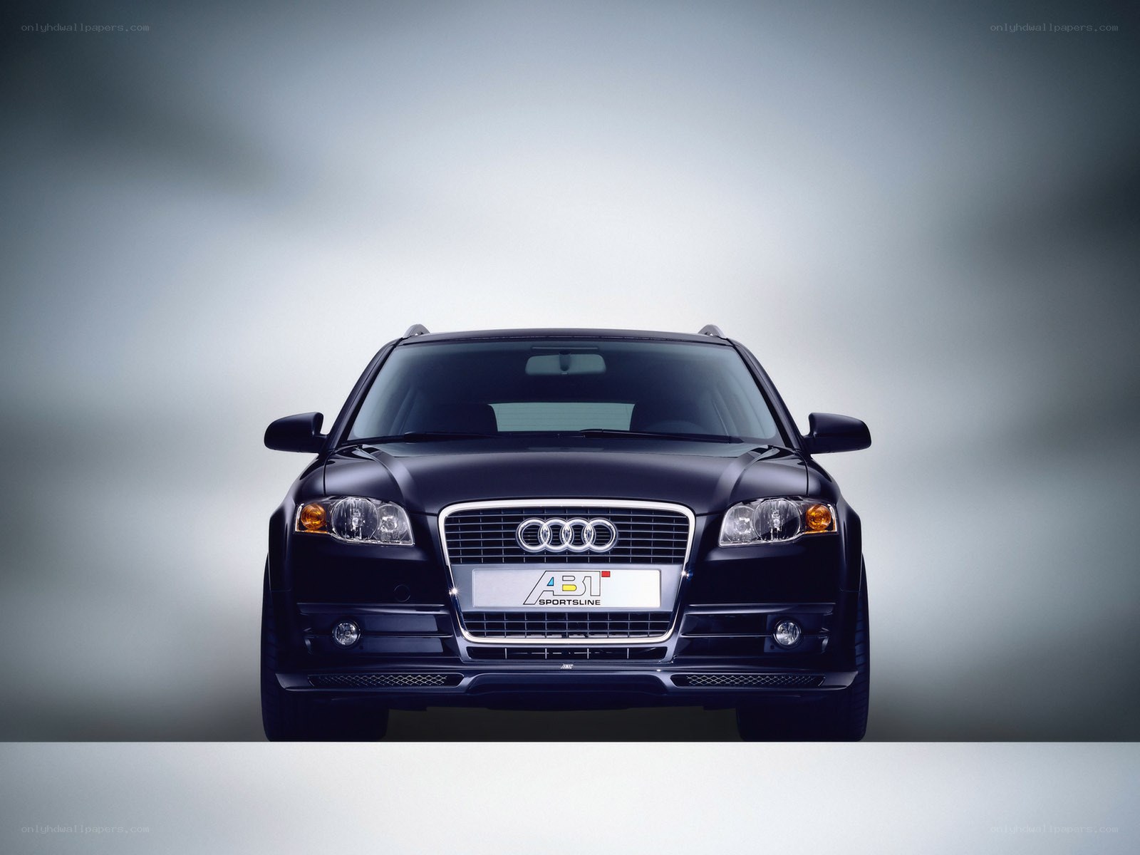 black audi station wagon