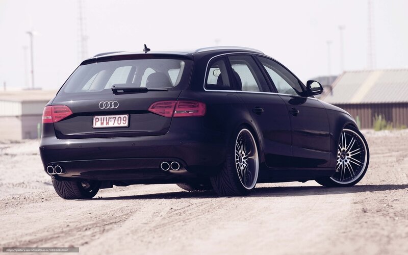 Black Audi Station Wagon — Neutral