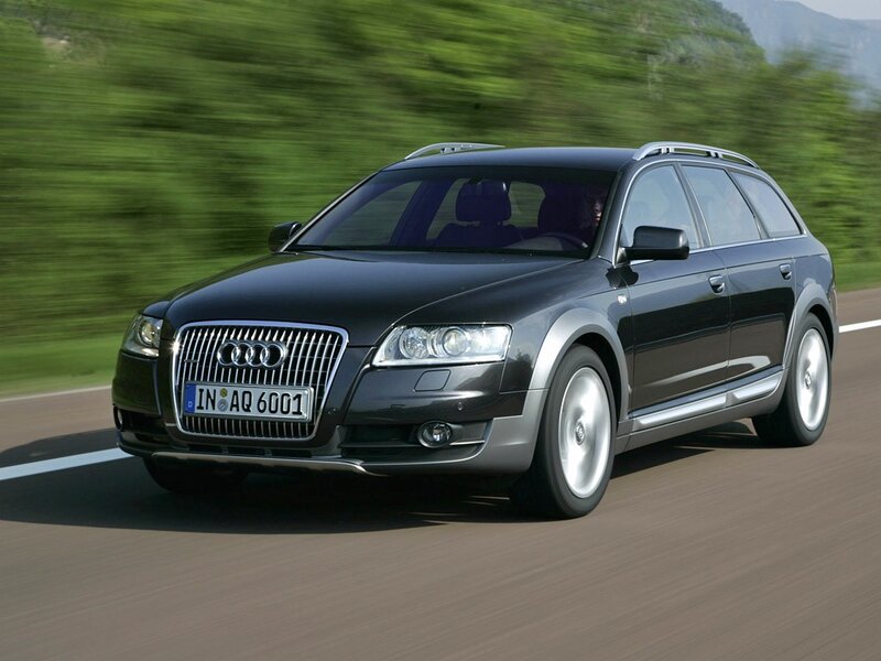 black audi station wagon on road