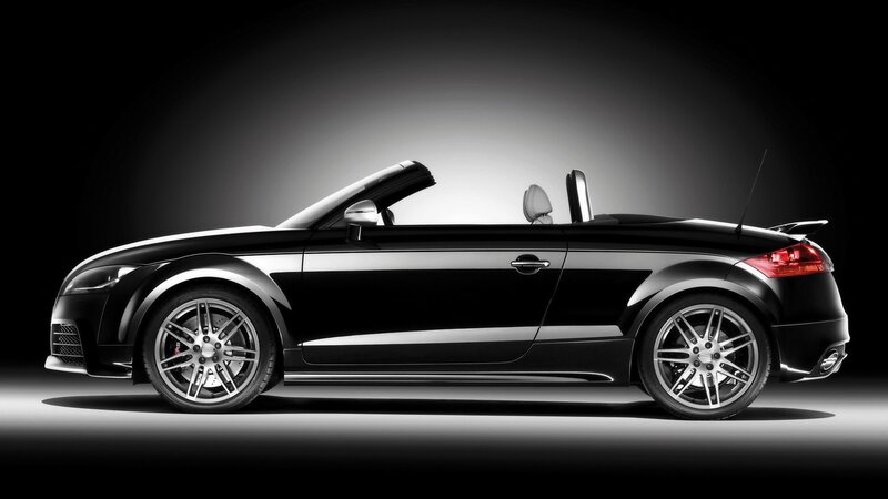 black audi tt convertible