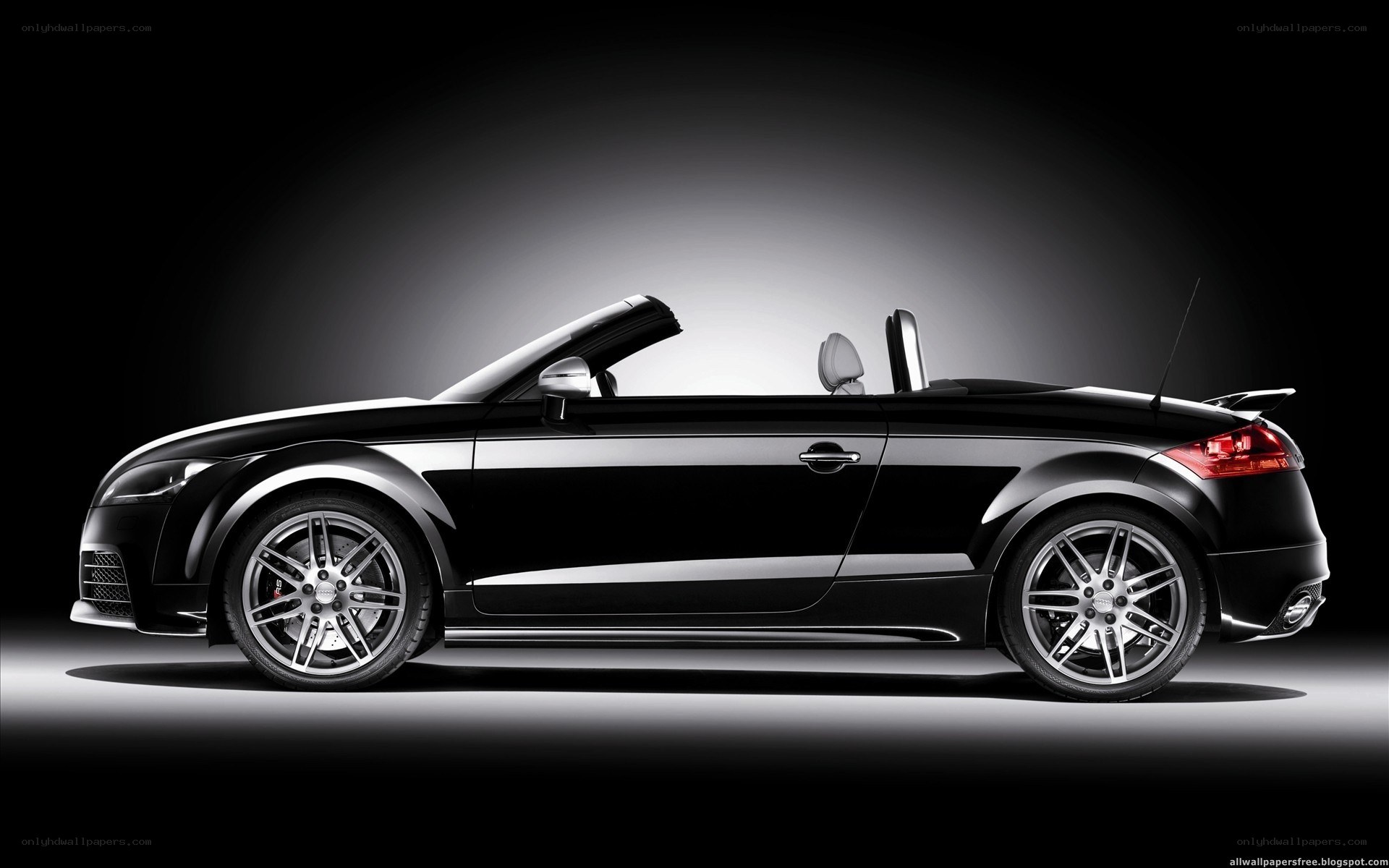 black audi tt roadster