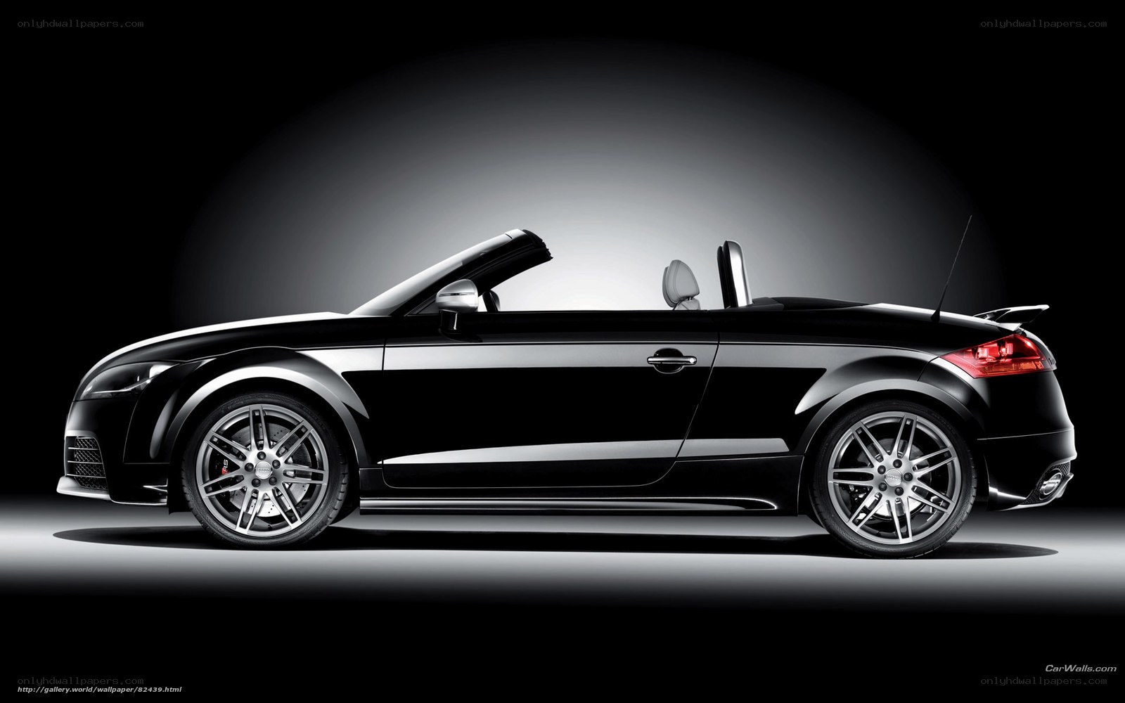 black audi tt roadster