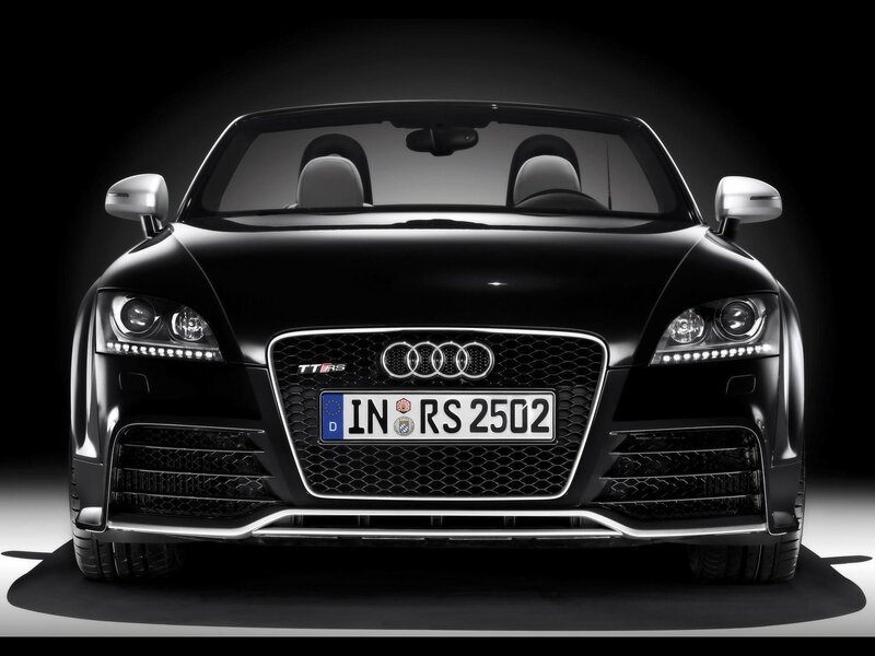 Black Audi TT RS convertible