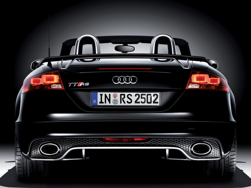 Black Audi Tt Rs Convertible — Dramatic, Photograph, Car